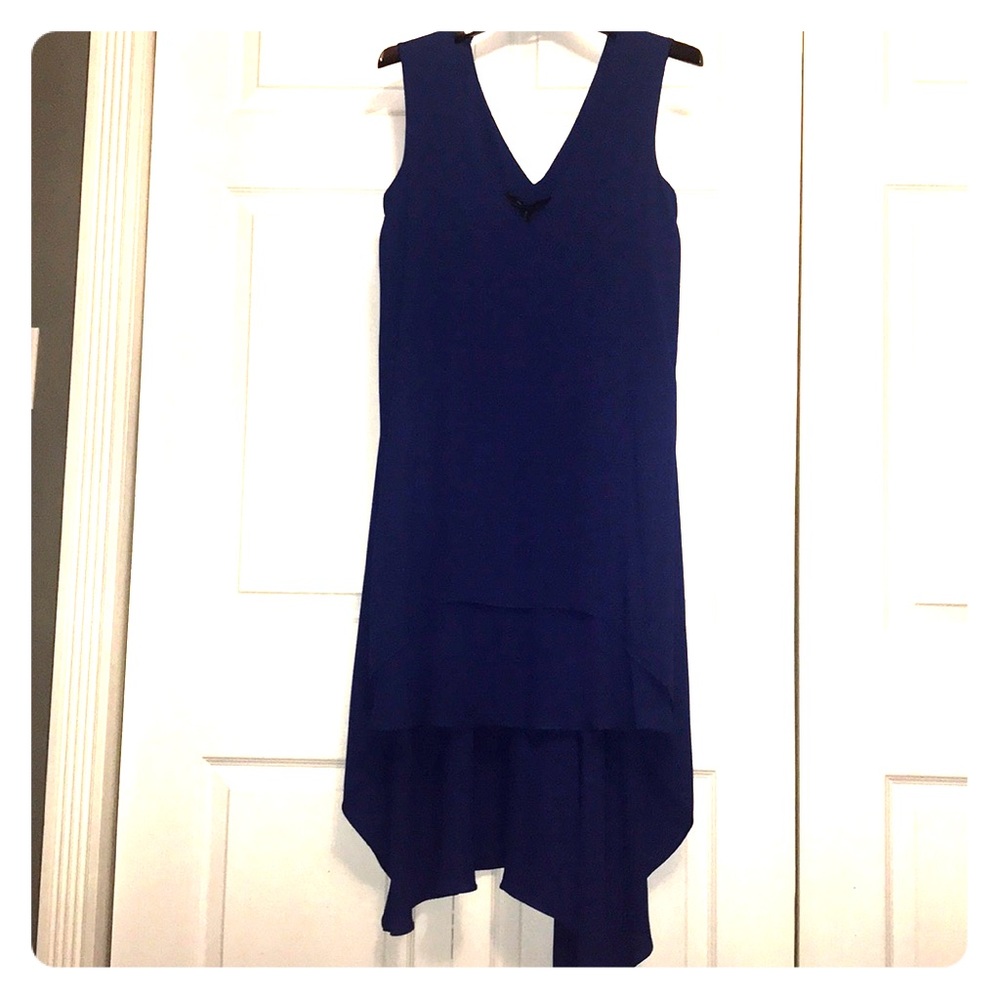 Bcbg high low dress never worn tags still on